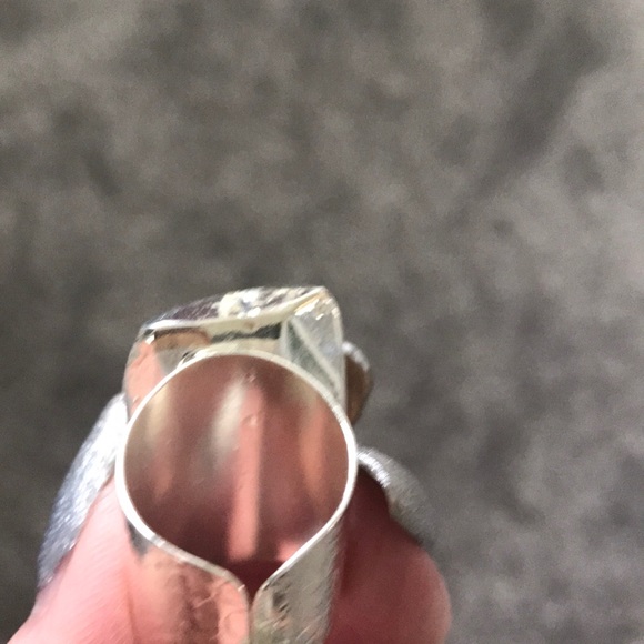 NWOT BLACK ONYX CHUNKY RING - Picture 4 of 4